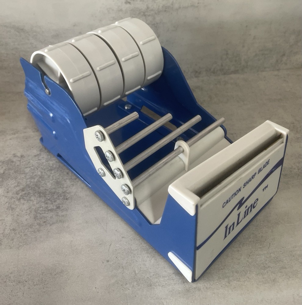 InLine SL7346 4" Multi Roll Tape Dispenser Table Top Weighted Base