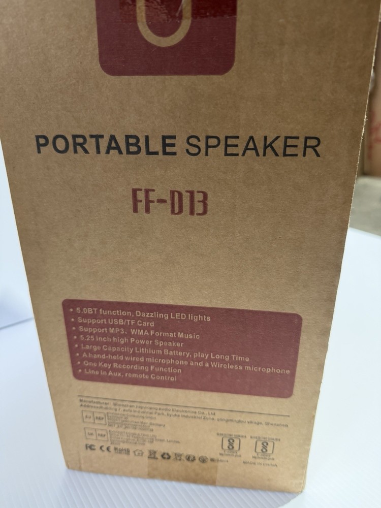 Portable Speaker/karaoke Machine FF-D13