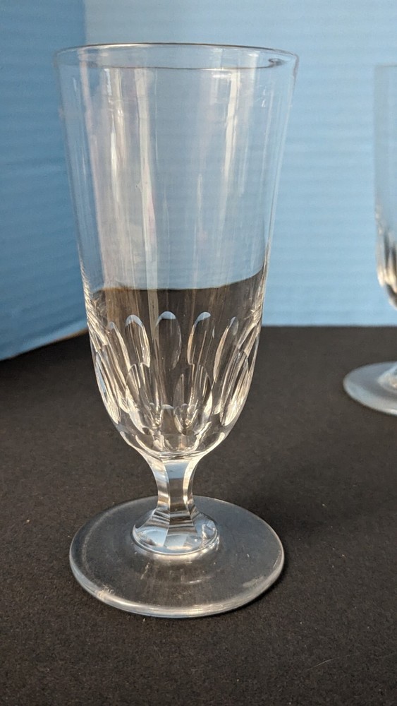 4 Vintage Crystal Goblets