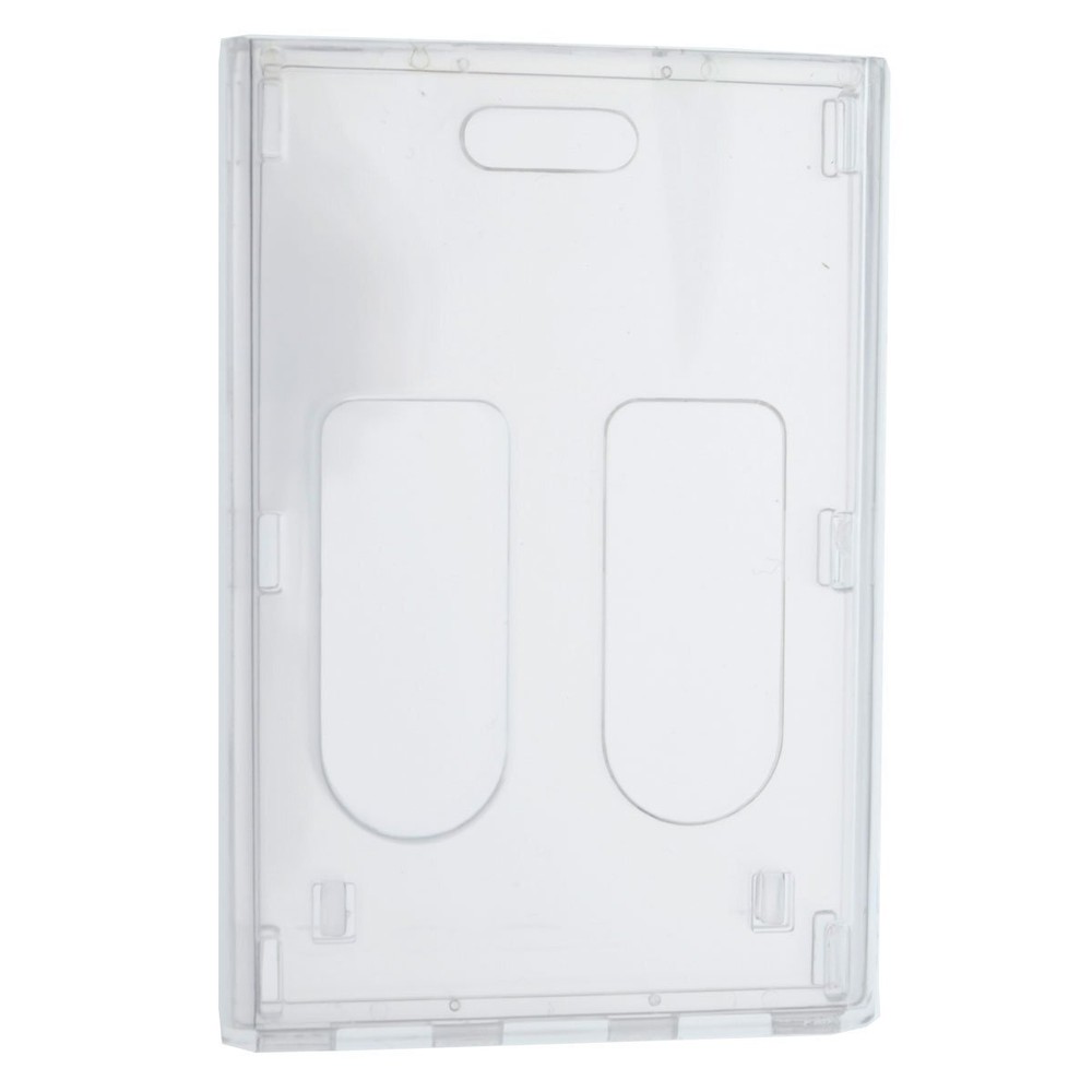 Clear Vertical Multiple Badge Holder - Top Loading Two Cards - by Specialist ID