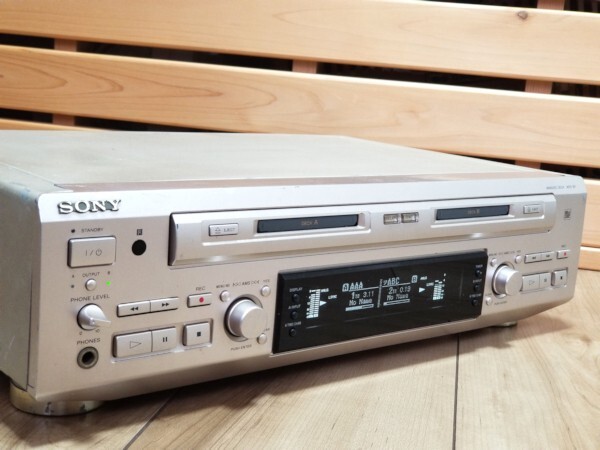 Sony MDS-W1 Md Mini Disc Deck Player Recorder Audio Components MD playback only
