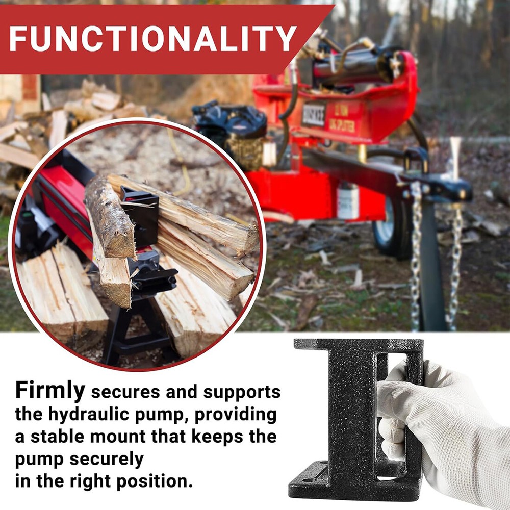 Log Splitter Hydraulic Pump Mount Replacement Brackets for 5-7 Hp Engines