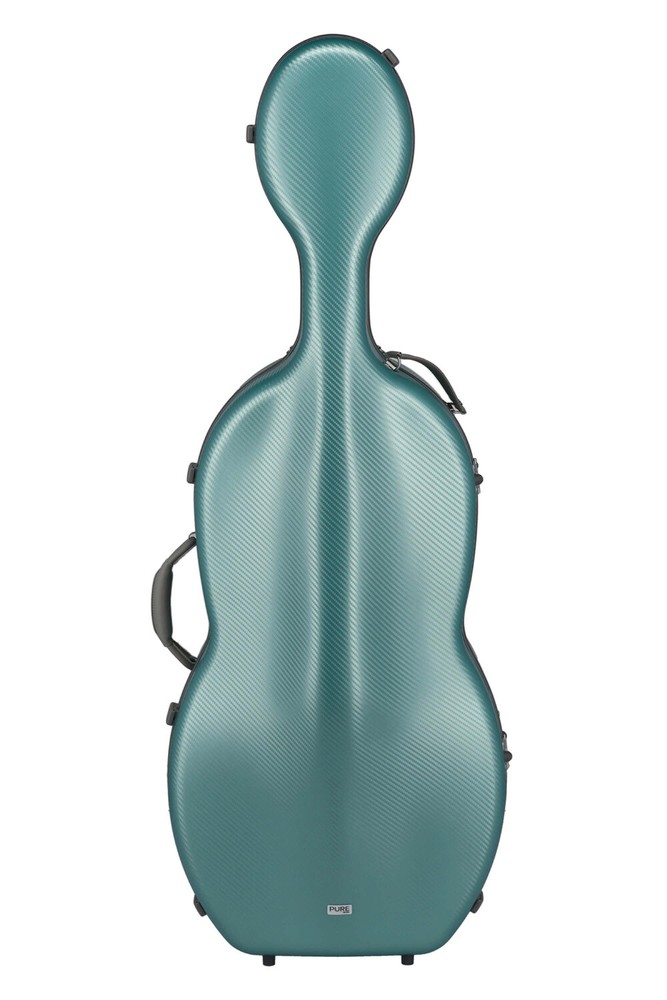 GEWApure cello case polycarbonate, model FUN, green-grey