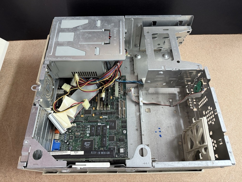 Vintage Dell Optiplex Gs Desktop PC with Intel Processor Broken for Parts