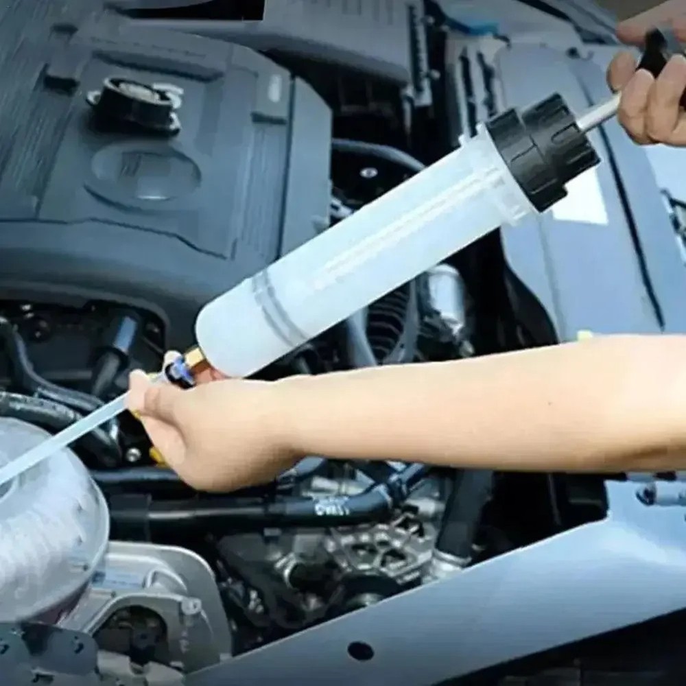 500cc Car Oil Extractor Pump, Durable & Leak-Proof for Fluid Changes