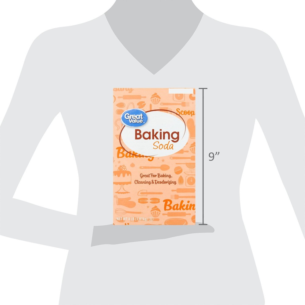 (6 pack) Great Value Baking Soda, 4 lb