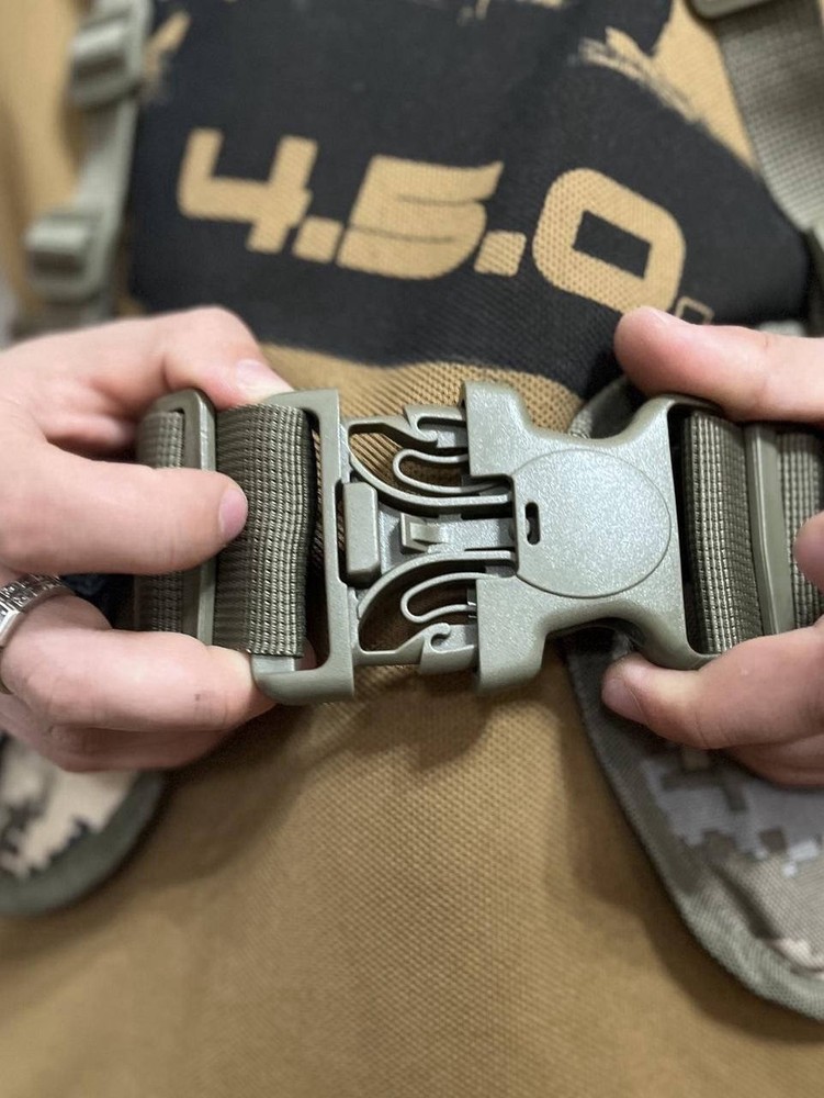 Tactical MOLLE Belt Harness RPS Load Bearing System Olive Adjustable