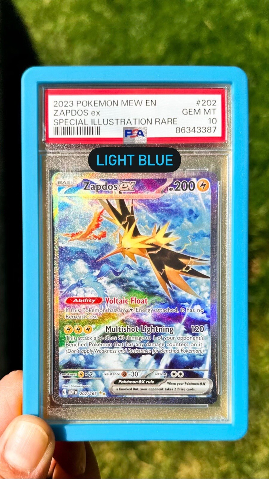 PSA Graded Card Slab Silicone Bumper Guard Protector Skin | 11 Colors | Pokemon