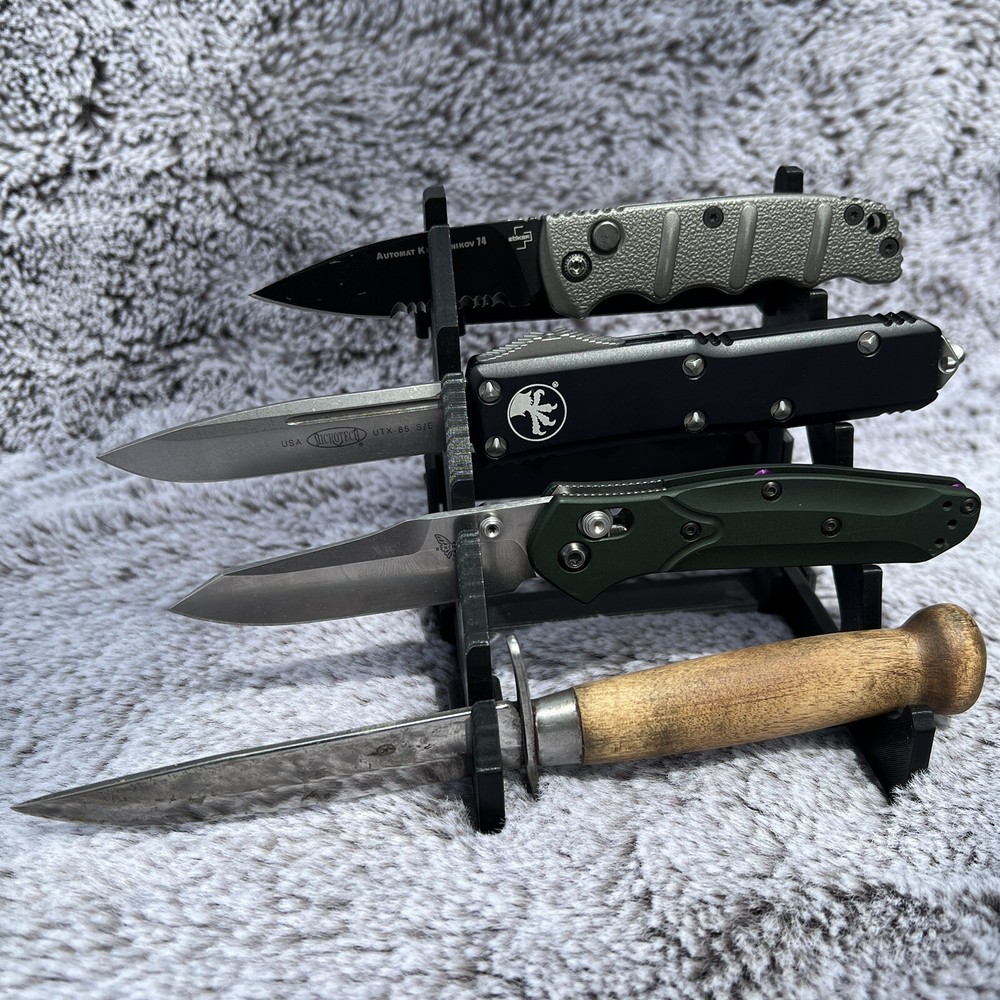 4 Knife Display Stand For Microtech, Benchmade, Others