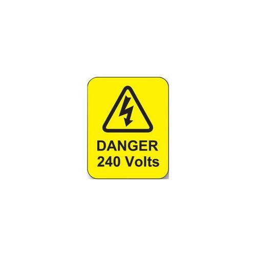 RT07213 Volt Self Adhesive Vinyl Hazard Labels (Set 100) 59768