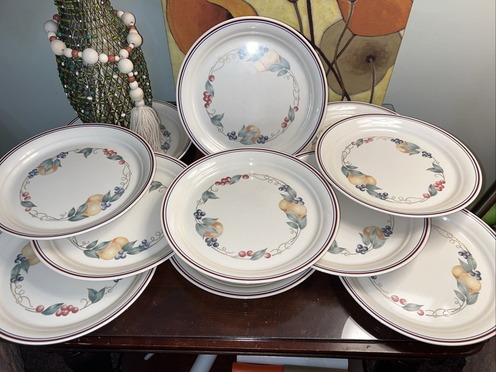 Corelle Corning Abundance 10 1/4” Dinner Plate (11 Available) EUC
