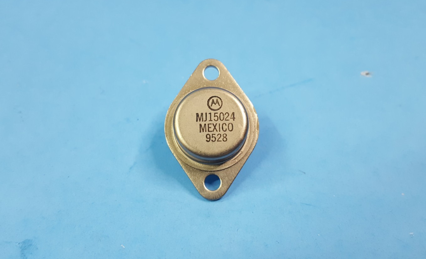 4pcs- Power Transistor, MJ15024, Motorola, NPN, 250V, 16A, TO-3