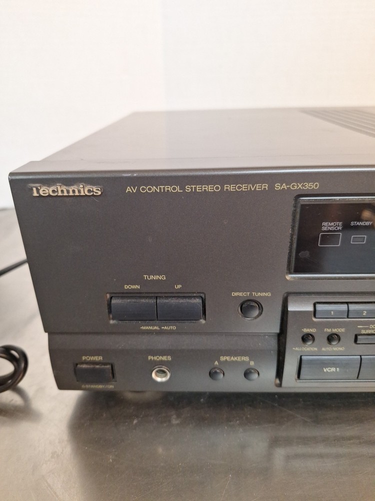 Technics SA-GX350 AV Control Stereo Receiver Class A Digital Delayed Surround