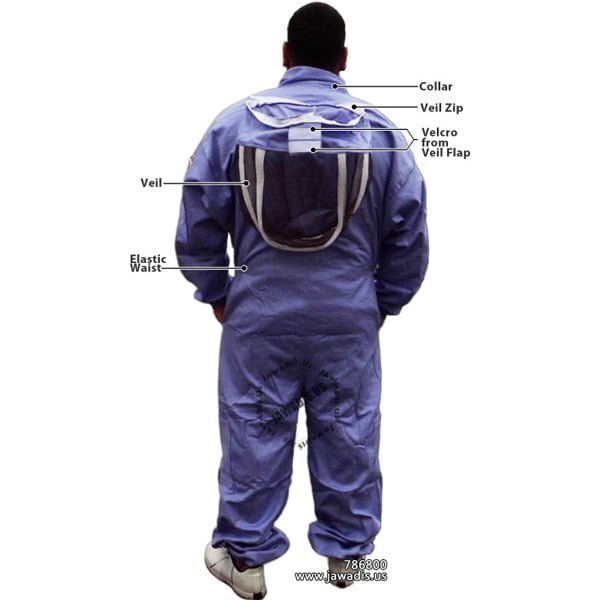 Purple Beekeeper Suit Large - Sting-Proof, Protective Gear