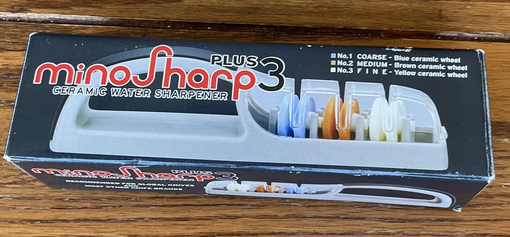 JAPAN Mino Sharp Plus 3 Ceramic Stone Water Sharpener No.550