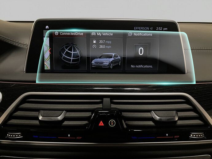 Crystal Clear Screen Protector for 2018 BMW 750i Vehicle Navigation