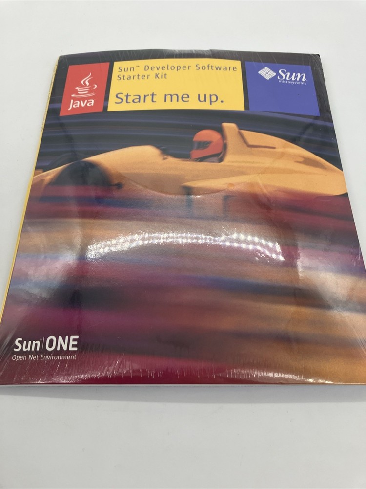 Java Sun ONE Starter Kit, Complete w 8 Discs + Certification Key Sealed