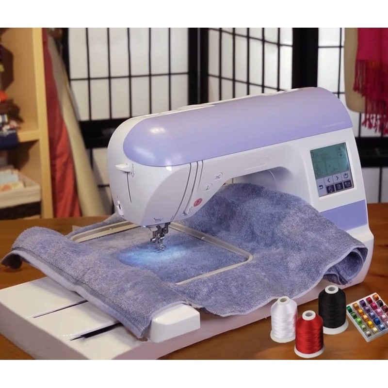 120 Colors Polyester Embroidery Thread Kit High Quality Machine Compatible New