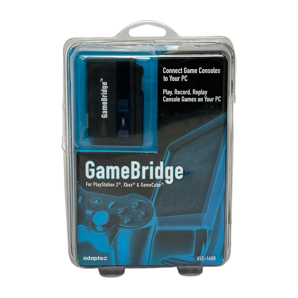 ADAPTEC GAMEBRIDGE AVC-1400 CONNECT GAME CONSOLE TO PC XBOX PS2 GAMECUBE