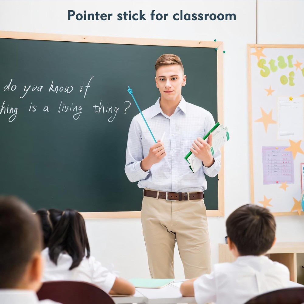10 Pcs Pointer Stick for Classroom, Cute Teacher Stick, Macaron
