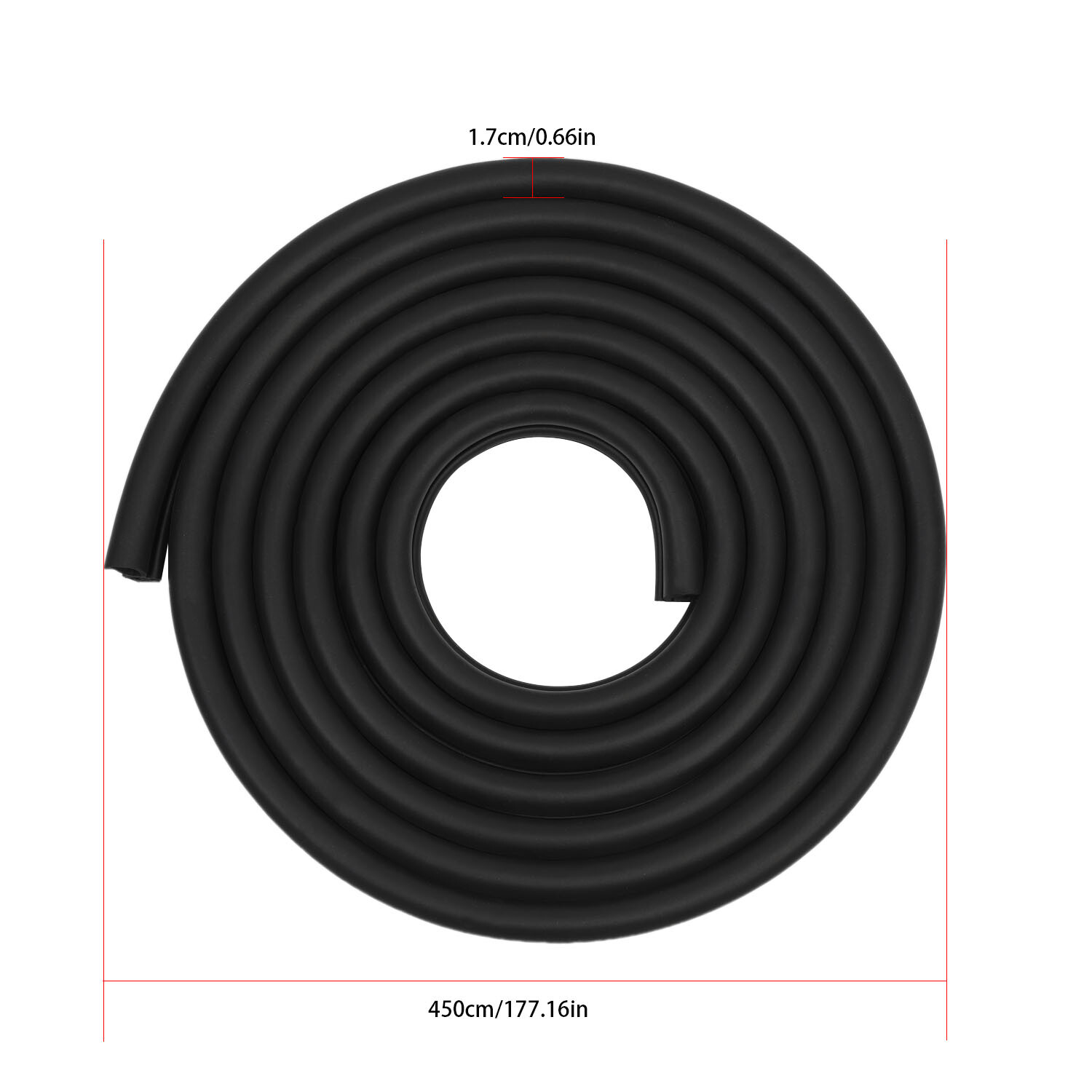 Door Seals Weatherstrip Kit Pair Set 14.5Ft for Ford Bronco F100 F150 F250 F350