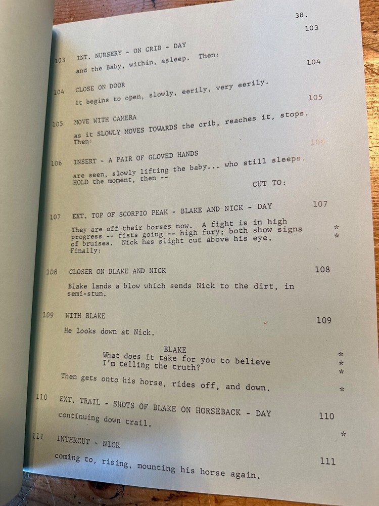 DYNASTY TV SHOW SCRIPT EPISODE THE CLIFFS REV FINAL DRAFT JOAN COLLINS