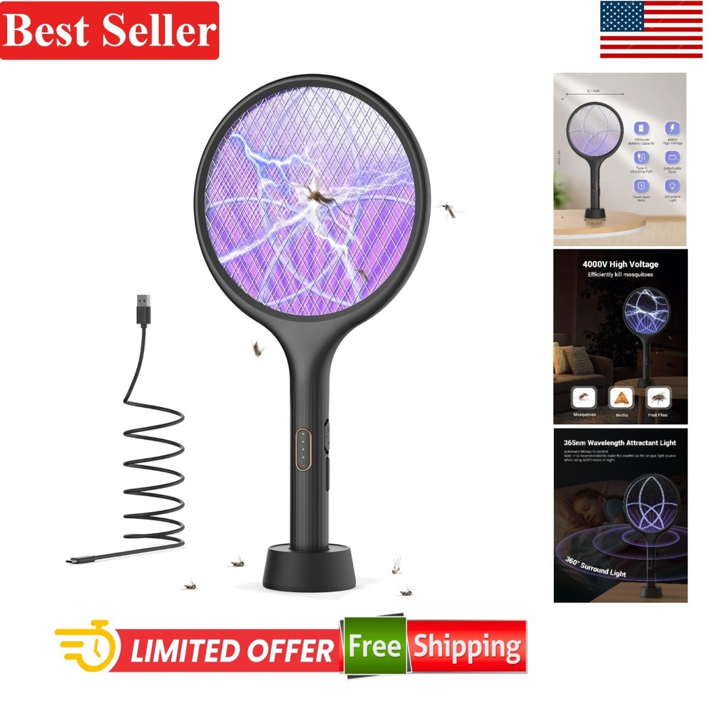 Lightweight Electric Bug Zapper with Purple Light for Effective Mosquito Control