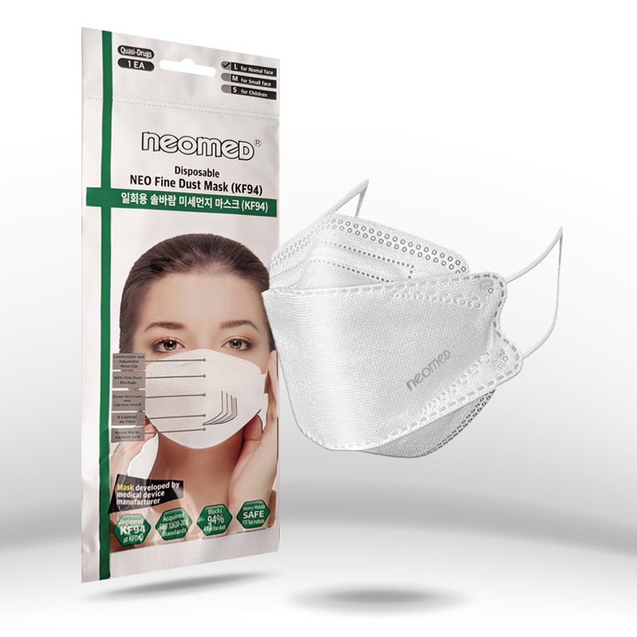 10/50/100 KF94 Disposable Face Masks 4 Layers Filters 94%+ PFE & BFE KN95 Korea