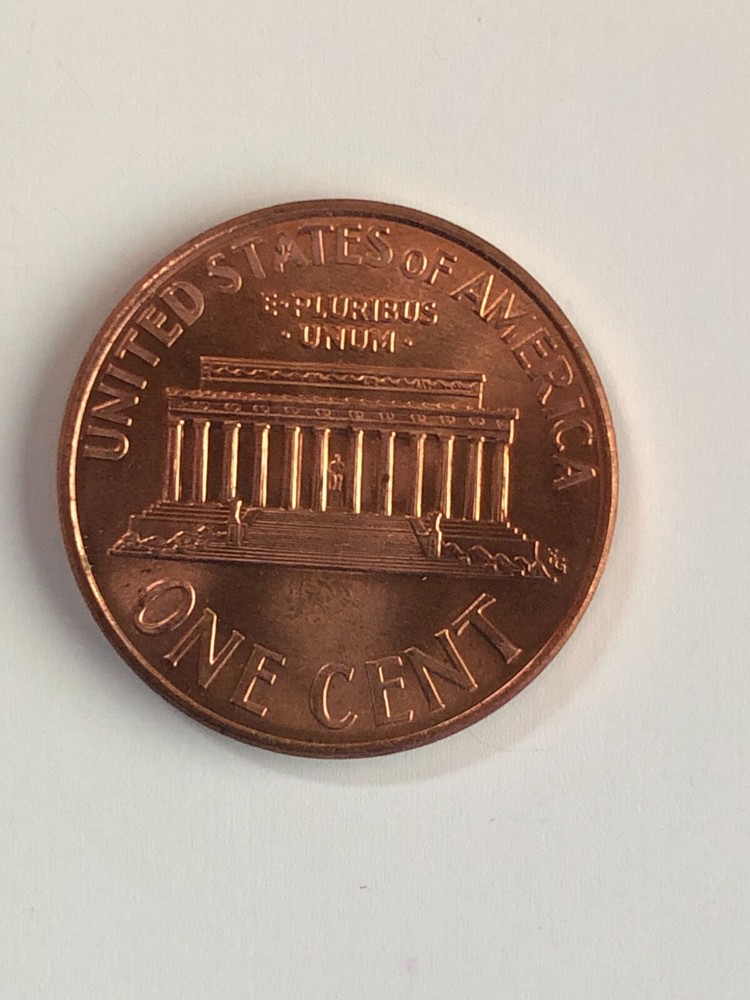 1998 D Lincoln shield one penny coin