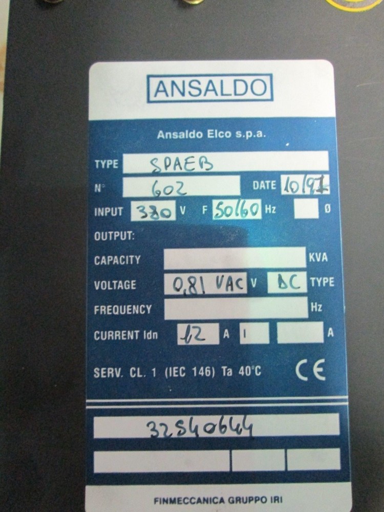 Ansaldo Module Type: SPAEB 32S60666 (New)
