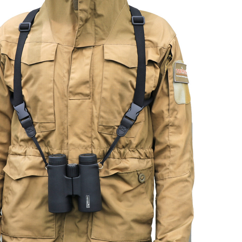 Hunting Binoculars Harness Camera Chest Carrying Strap Optics Rangefinder Holder