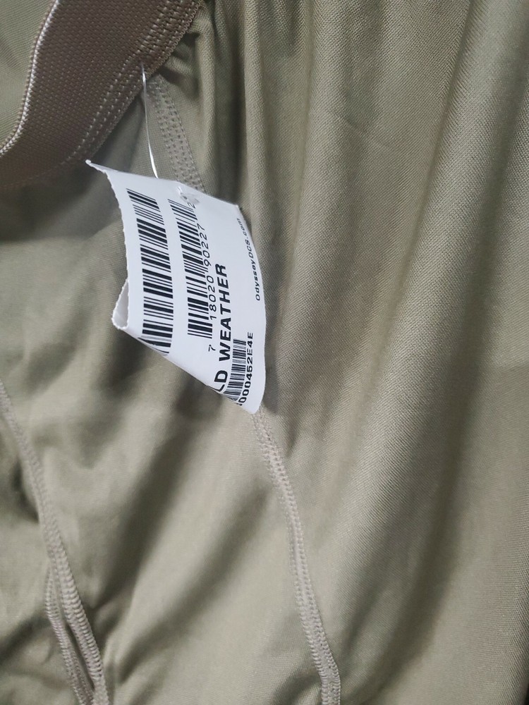 coyote brown SILK WEIGHT BASE LAYER US ARMY LEVEL 1 Small Regular Cold