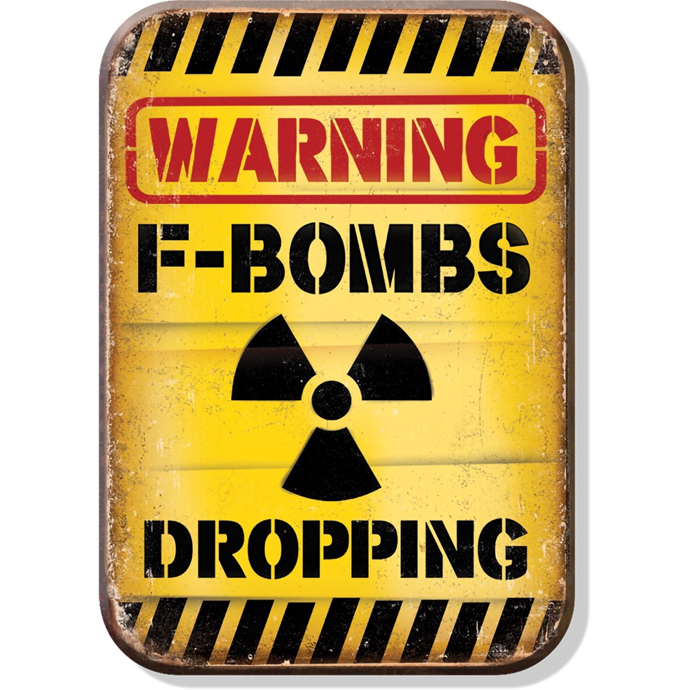 F-Bombs Dropping Magnet Desperate Enterprises (M2046)