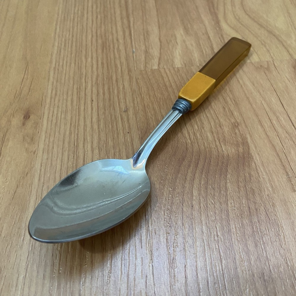 Bakelite Butterscotch Art Deco Vintage Spoon