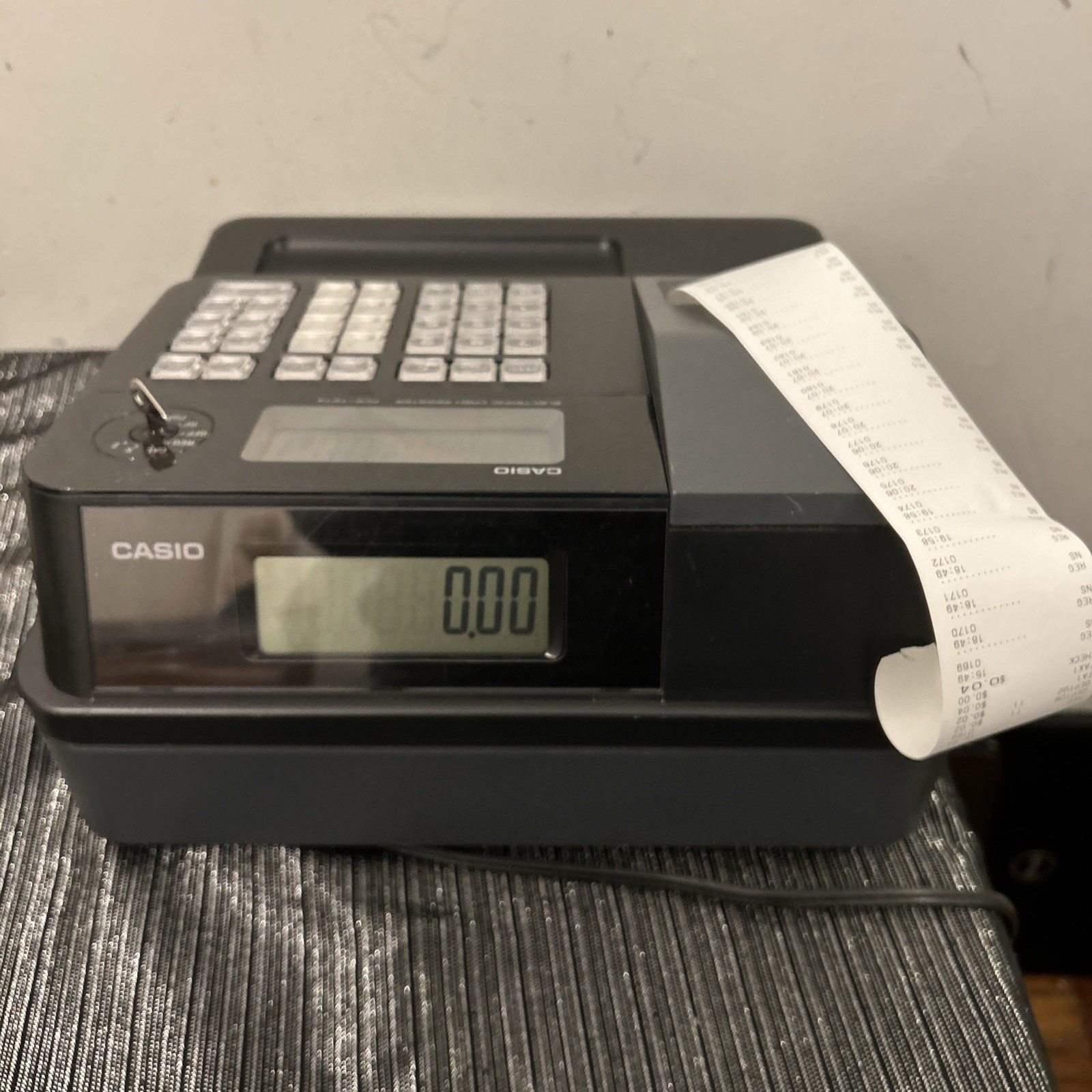 Casio PCR-T273 Electronic Cash Register Operator Key / No Drawer Key / Tested