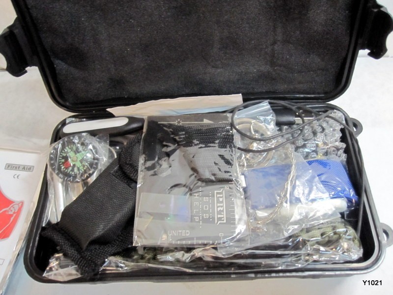 Survival Kit In Waterproof Hard Case