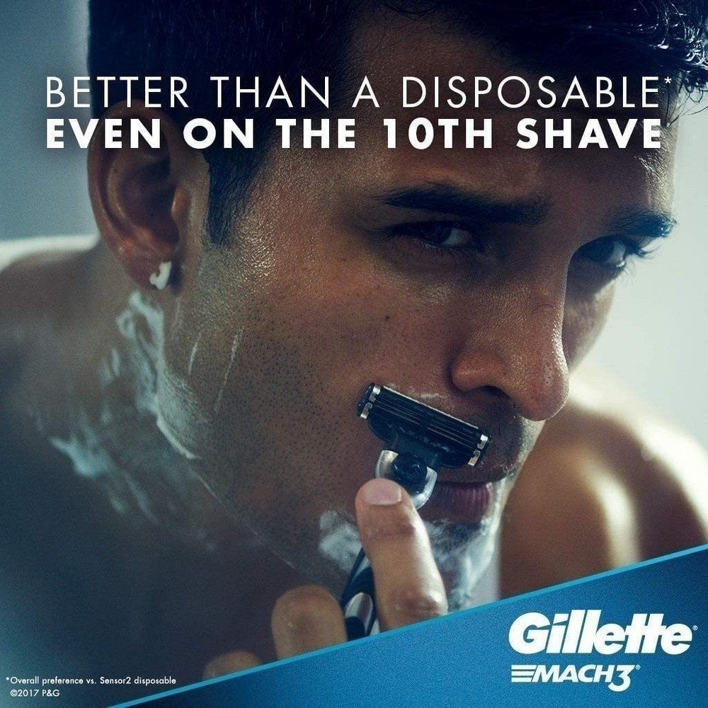 Gillette Mach 3 Razor Refill Cartridges 8 Count
