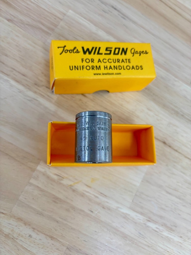 L.E Wilson .45 Auto Case gauge