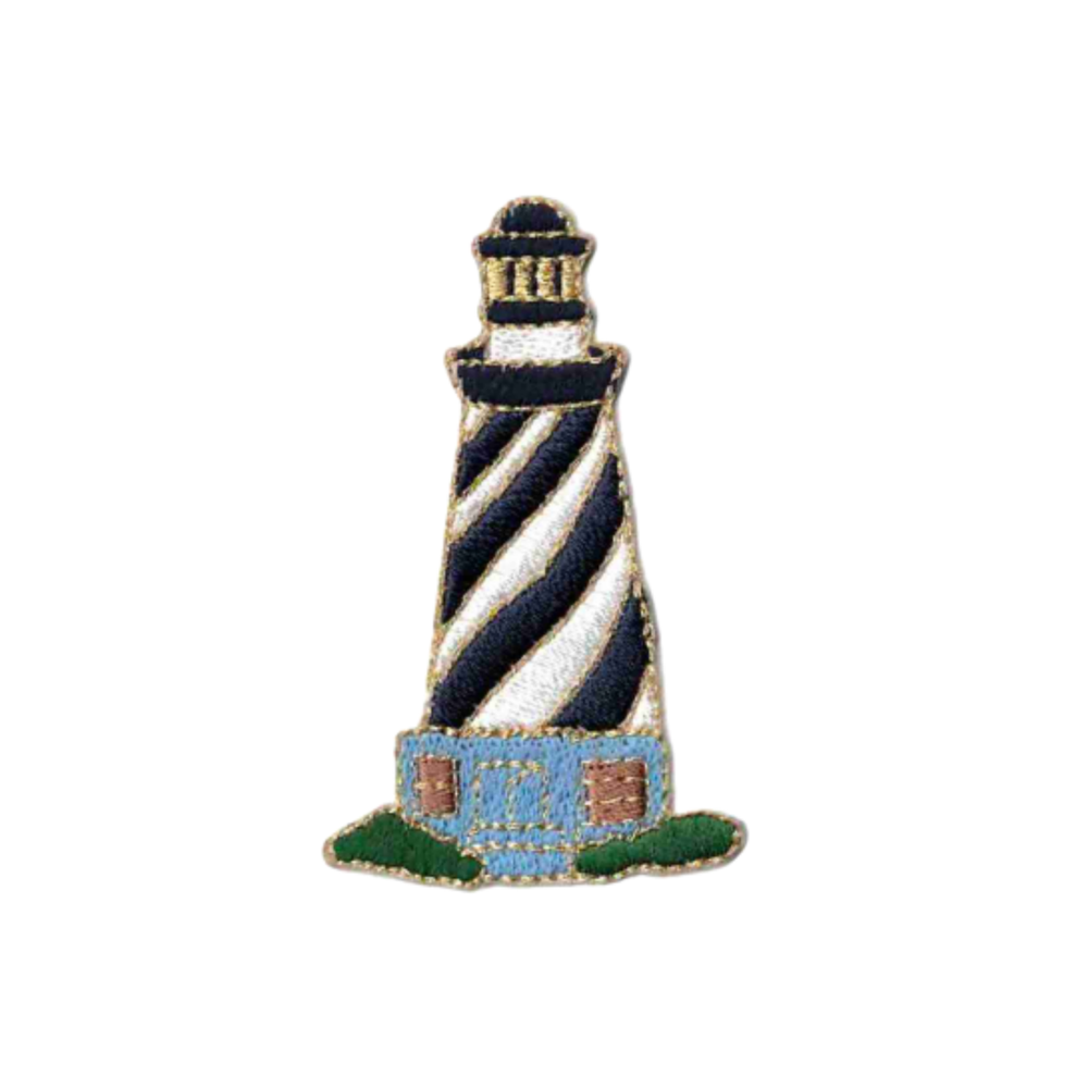 Lighthouse Patches (3-Pack) Lighthouse Embroidered Iron on Patch Appliques