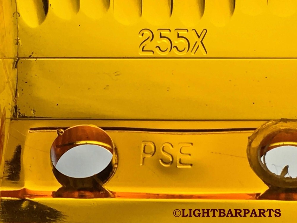 Code 3 MX7000 - Lower Amber Filter - 5 Hole - P/N: 255X