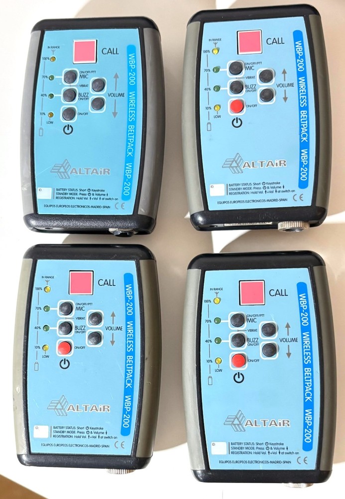 Altair wired + wireless intercom system 9 seats expandable