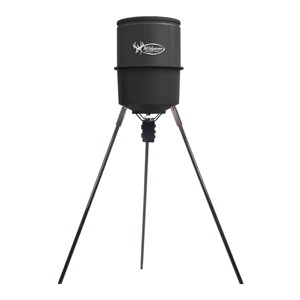 Wildgame Innovations Quick-Set 270 lbs Poly Barrel Game Feeder with Timer