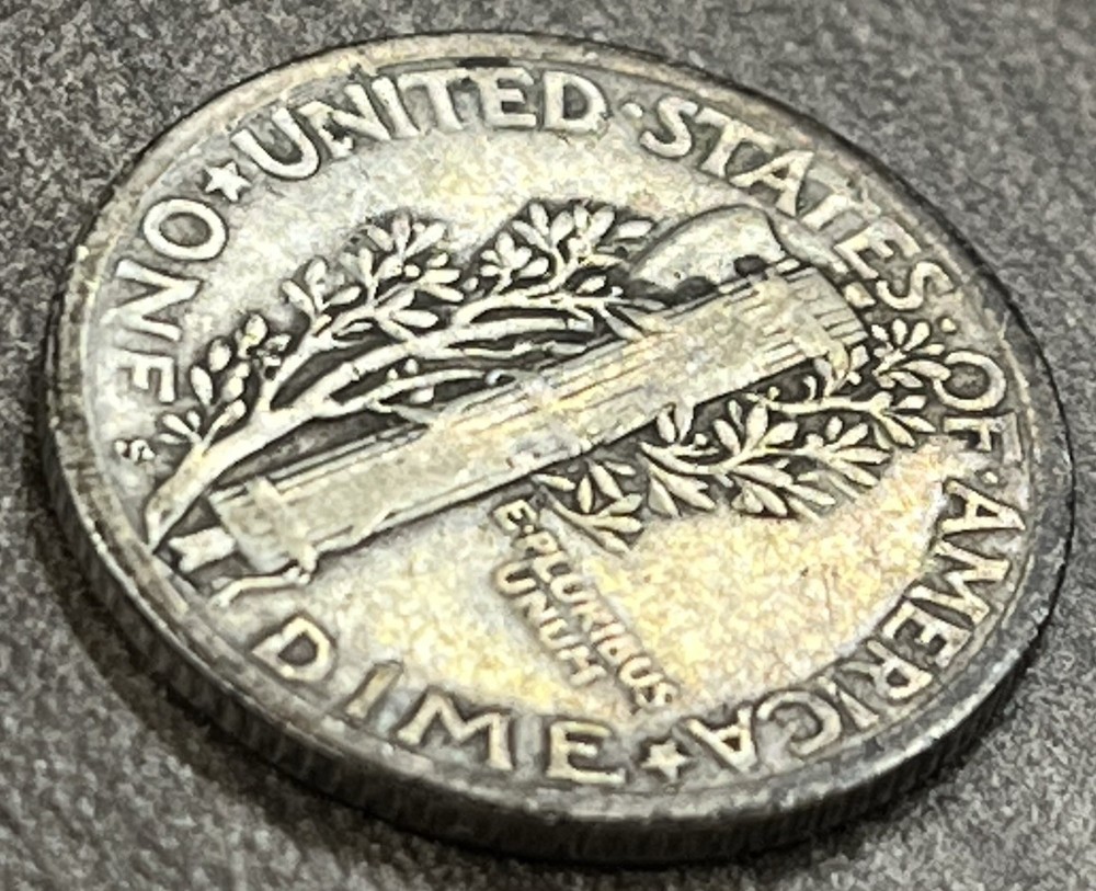 Better Date VG+ 1925-S Mercury Silver Dime