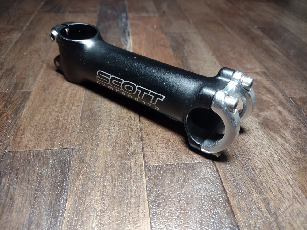 Scott Components Threadless AL Stem, 125mm, 25.4mm, Black