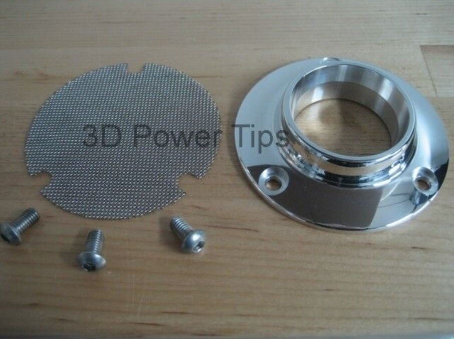 HONDA 2D CNC MUFFLER EXHAUST TIP CRF 250F w/ SPARK ARRESTOR SCREEN