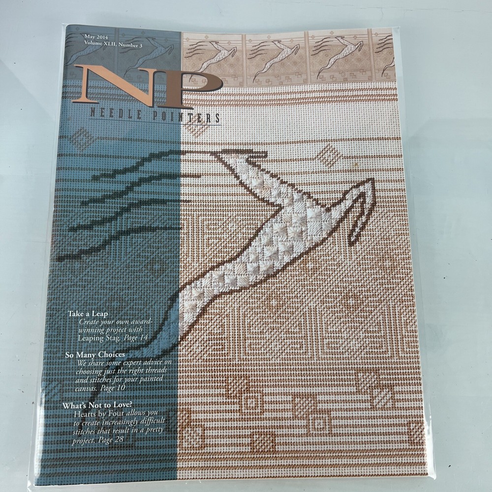 May 2014 NEEDLE POINTERS magazine by The American Needlepoint Guild Inc.