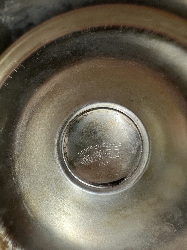 Antique Silver Played Pot Set