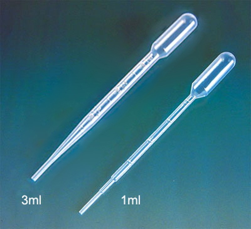 *** Plastic Dropper Graduated Transfer Pipets 3ml, 500/PK