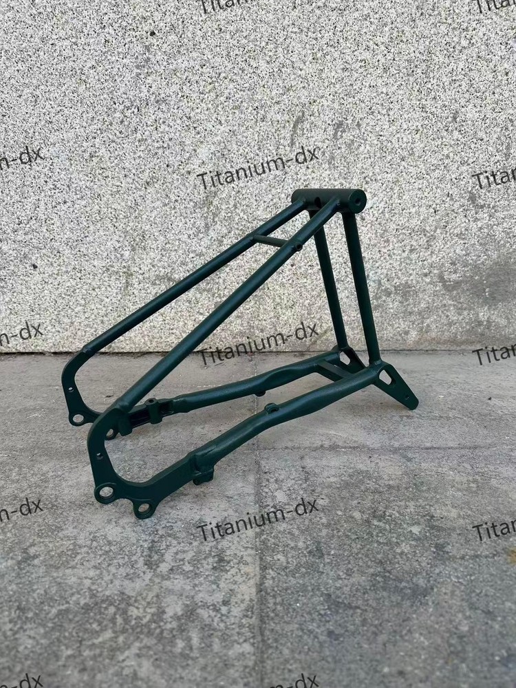 Titanium-DX Titanium Rear Triangle For Brompton G line 710g