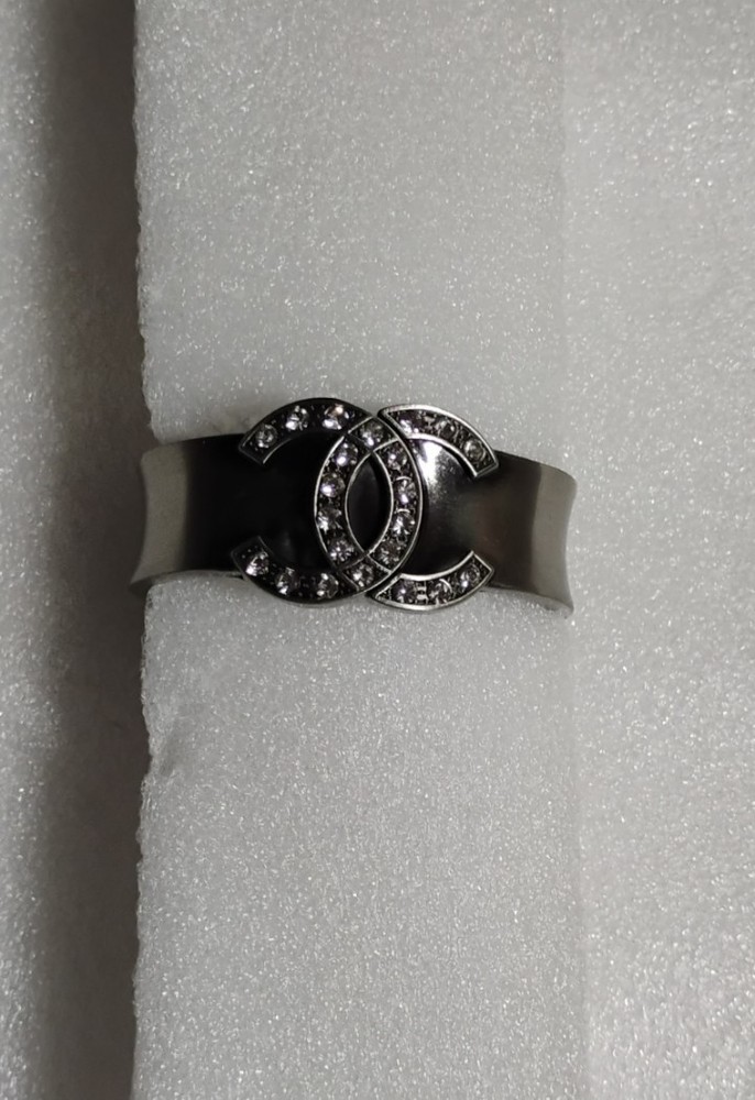 VTG Silver Tone Hinged Cuff Style Bracelet